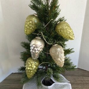 Vtg Grape-Shaped Kugel Ornaments